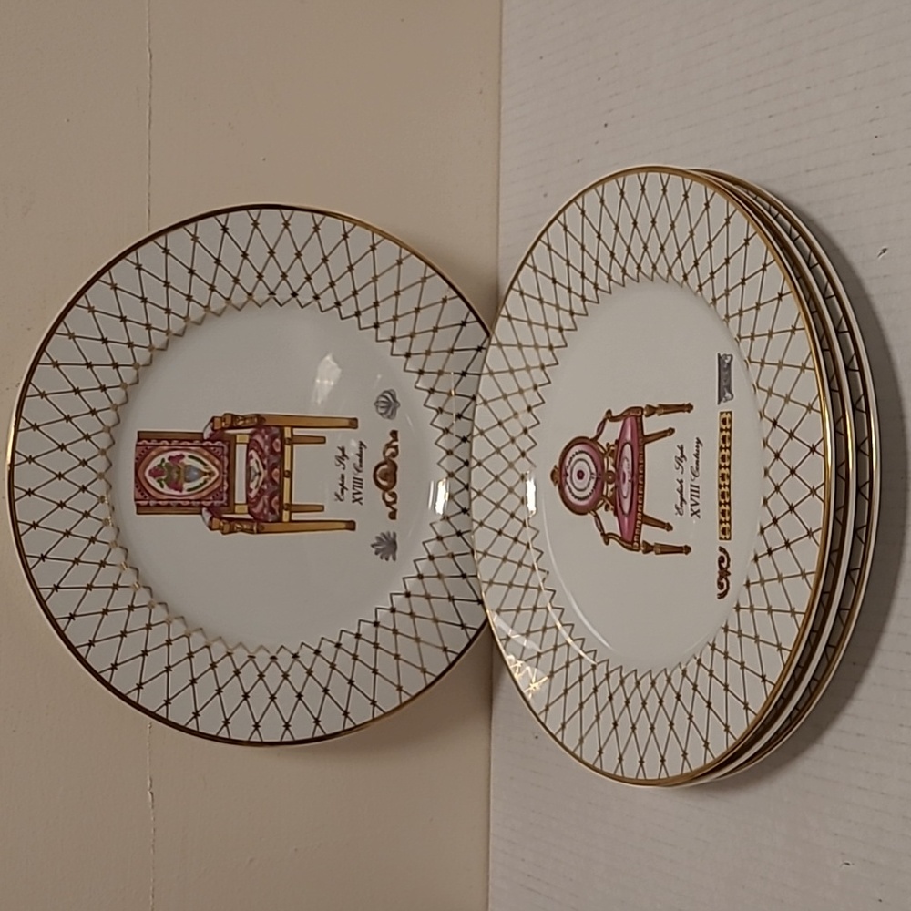 Set of 4 Limoges French Chairs Collection by EMAIL DE LIMOGES - Picture 15 of 16
